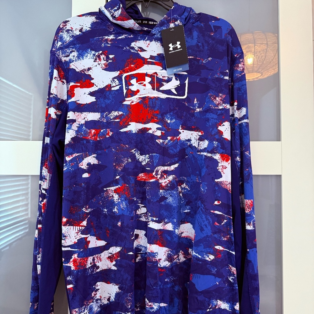 NEW Men's Under Armour BTH x Fish Pro Cano Hoodie
